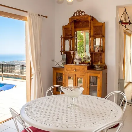 Villa With Sea View, Private Pool, And Garden Peyia
