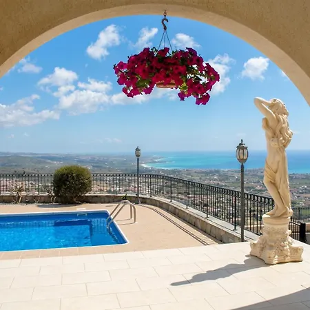 With Sea View, Private Pool, And Garden Peyia